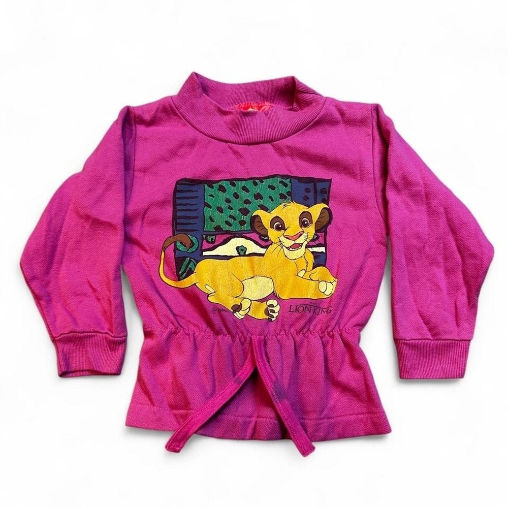 Vintage Lion King Disney 90s toddler girls 3T‎ sweatshirt